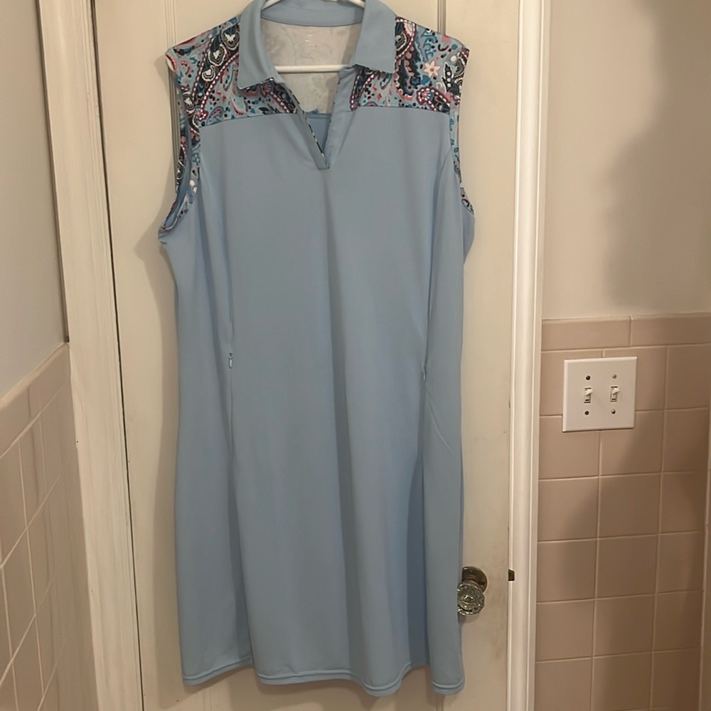 Light blue active dress